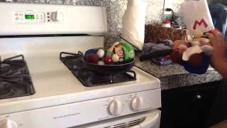 Cooking with Chef Mario 1 Luigi Scallopini [upl. by Cindelyn]