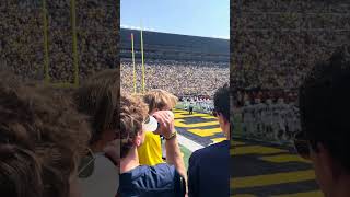 Michigan VS Arkansas 2024 Touch down reaction football americanfootball michiganfootball [upl. by Ittap245]