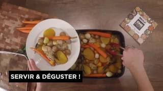 Recette Poulet au Miel et à la Moutarde avec Légumes Façon One Pot Français [upl. by Luce]