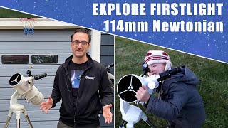 Explore Firstlight 114mm Newtonian Telescope  Full Review [upl. by Erbas]