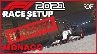 UPDATED F1 2021 Monaco Setup 03S FASTER  Race  My Team Career Mode Setup English Subtitles [upl. by Snevets]