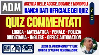 Concorso ADM  presentazione del corso di approfondimento Cod753 2062021 [upl. by Phi]