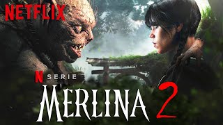 Merlina 2 Trailer Español ⚫️ Merlina wednesday Temporada 2 Netflix [upl. by Titos]