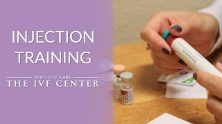 Injection Training  Fertility CARE The IVF Center [upl. by Nagar]