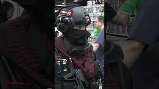 Umbrella Corp Agent cosplay at Motor City Comic Con residentevil umbrellacorporation comiccon [upl. by Norvol]