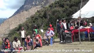 myagdi mudi khibang program by krishna raj poudel म्याग्दी मुदी खिवाङमा मन्दिर उद्घाटन [upl. by Sutsuj]