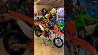 65cc Dirt Bike Cold Start [upl. by Aldon342]