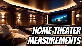 The Best Measurements for Your Ultimate Home Theater Setup [upl. by Lorette]