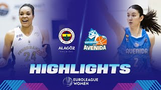 Fenerbahce Alagoz v Perfumerias Avenida  QuarterFinals  Highlights  EuroLeague Women 202324 [upl. by Crain]