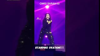 OMG The One and Only Sarah G Standing Ovation ang MOA Arena BillboardPHMainstage SarahG [upl. by Akenat]