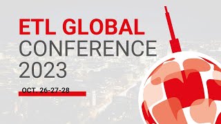 COMING UP ETL GLOBAL CONFERENCE 2023 IN BERLIN [upl. by Ayam]