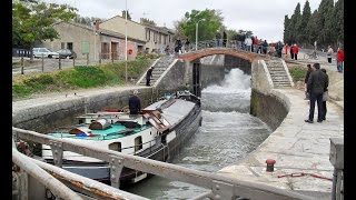 Scheepsreis van Groningen naar Zuid Frankrijk Canal du Midi [upl. by Enilatan]