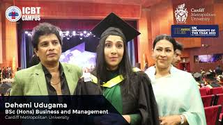 MsDehemi Udugama shared her experience on the ICBT Graduation  2023 [upl. by Latsirk]