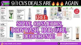 🔥91 CVS Deals 11 MUST DO CVS DEALS LOTS OF FREEBIES ANOTHER 🔥 WEEK CVS Couponing🔥cvsdeals [upl. by Howlyn175]