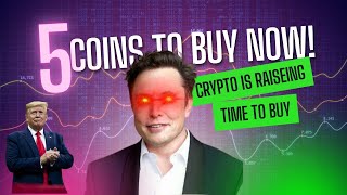 Top 5 CRYPTO COINS to Invest in NOW [upl. by Ebneter305]