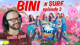 unmatched energy BINI x Surf episode 2  Tupi Twister reaction [upl. by Beauvais]