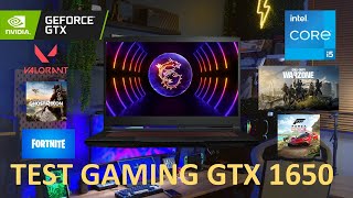 Test Gaming GTX 1650 2024 MSI GF63 [upl. by Arahsit]