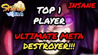 META DESTROYER  Shindo Life PVP 20 Top 1 Shinobi [upl. by Aicek]