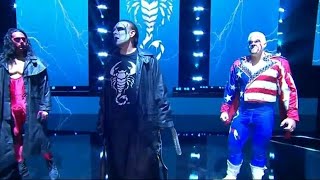 STING LAST ENTRANCE IN AEW REVOLUTION 🥲 Sting Aew aewrevolution [upl. by Airotnahs]