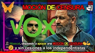 ✅🟢❎🗣️ Abascal dispuesto a apoyar una MOCIÓN DE CENSURA 🌹 y sin cesiones a los independentistas ✪💛❤️ [upl. by Noryahs]