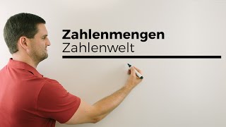 Zahlenmengen natürliche ganze rationale irrationale reelle Zahlen  Mathe by Daniel Jung [upl. by Ynahpit]