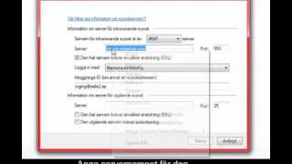 Windows Live Mail Installation epostkonto [upl. by Vig585]