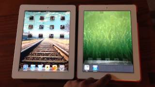 iPad 3 vs iPad 4 SPEED TEST [upl. by Thrift]