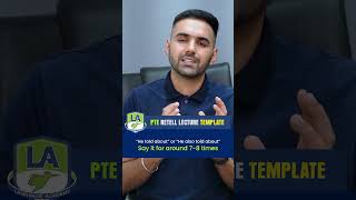 PTE Retell Lecture Template 😎💯 shorts youtubeshorts [upl. by Ghiselin]