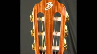 Buscarino Starlight Nylon String Acoustic Electric MahoganyQuilted Maple at Dream Guitars [upl. by Richella]