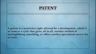 INTELLECTUAL PROPERTY LAW  A PPT PRESENTATION [upl. by Nielsen269]