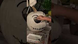 Jack Skellington Pumpkin [upl. by Ahsyekat]