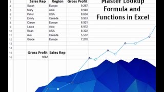 Master Lookup Formula and Functions in Excel [upl. by Kciremed632]