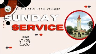 🔴 🅻🅸🆅🅴  SUNDAY SERVICE  16062024  0830 AM  CSI CHRIST CHURCH [upl. by Hachmann]