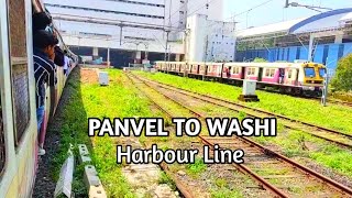 Mumbai Local Train PANVEL TO WASHI Full journy mumbai local [upl. by O'Neill]