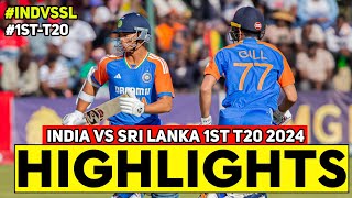 India vs Sri Lanka 1st T20 Highlights 2024  IND vs SL 2024  IND vs SL 1st T20 Highlights 2024 [upl. by Anowahs]