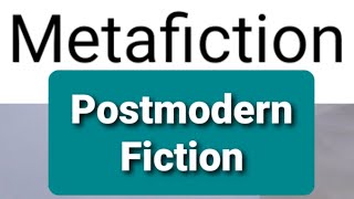 Metafiction postmodernism criticalthinking theory jaydeepchakrabarty englishliterature [upl. by Wivina436]