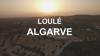 Loulé  Algarve  Visto do céu aerial view HD [upl. by Tacye920]