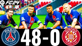 PSG 480 GIRONA FC  RONALDO MESSI NEYMAR amp MBAPPE  UEFA Champions League  Group Stage match [upl. by Deena304]