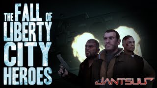 The Fall of Liberty City Heroes  GTA IV Movie [upl. by Bixby]