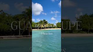 OH MY 😍 Which of these beaches in Guadeloupe is your favorite guadeloupe [upl. by Spancake]