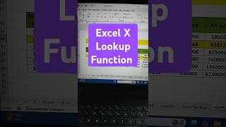 Excel X Lookup amp Advance Formula  excel exceltips shortsfeed shorts viralvideo computer [upl. by Enelram]