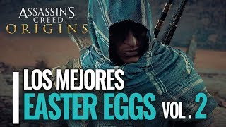 Assassins Creed Origins  Los mejores EASTER EGGS Referencias y Curiosidades PARTE 2 en Español [upl. by Dick]