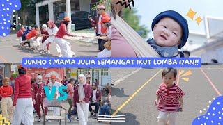 JUNHO IKUT LOMBA 17AN DI KOMPLEK [upl. by Hallimaj]