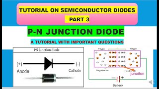 PN junction diode Part 3 of semiconductor diodes tutorial FYBSc CS Analog Electronics Unit 1 [upl. by Anastasio710]