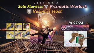 Vespers Host Solo Flawless in 5724 Prismatic Warlock Destiny 2 Revenant [upl. by Asiulairam624]