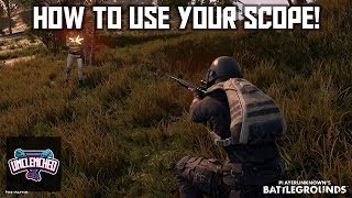 PUBG Xbox OnePS4  How to Look Down Your Scope [upl. by Dviad]