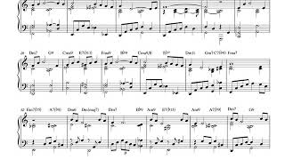 Bewitched Bothered and Bewildered Arranged for solo piano with music sheet [upl. by Bravin]