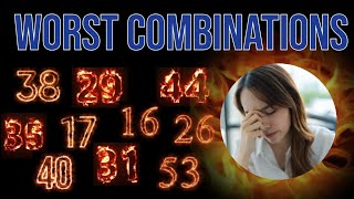 Worst Combination in Numerology l Numerology l Number Numerology l 81 Combinations I Life Numerology [upl. by Buffy]