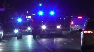 Schießerei in Altenheim Einsatzfahrten Feuerwehr Rettungsdienst  Polizei in Ahrensburg [upl. by Doro342]