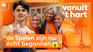 HET KONINGSHUIS 👑 OP BEZOEK IN HET OLYMPISCH DORP 👊  Vanuit t Hart 🧡  TeamNL [upl. by Meletius838]